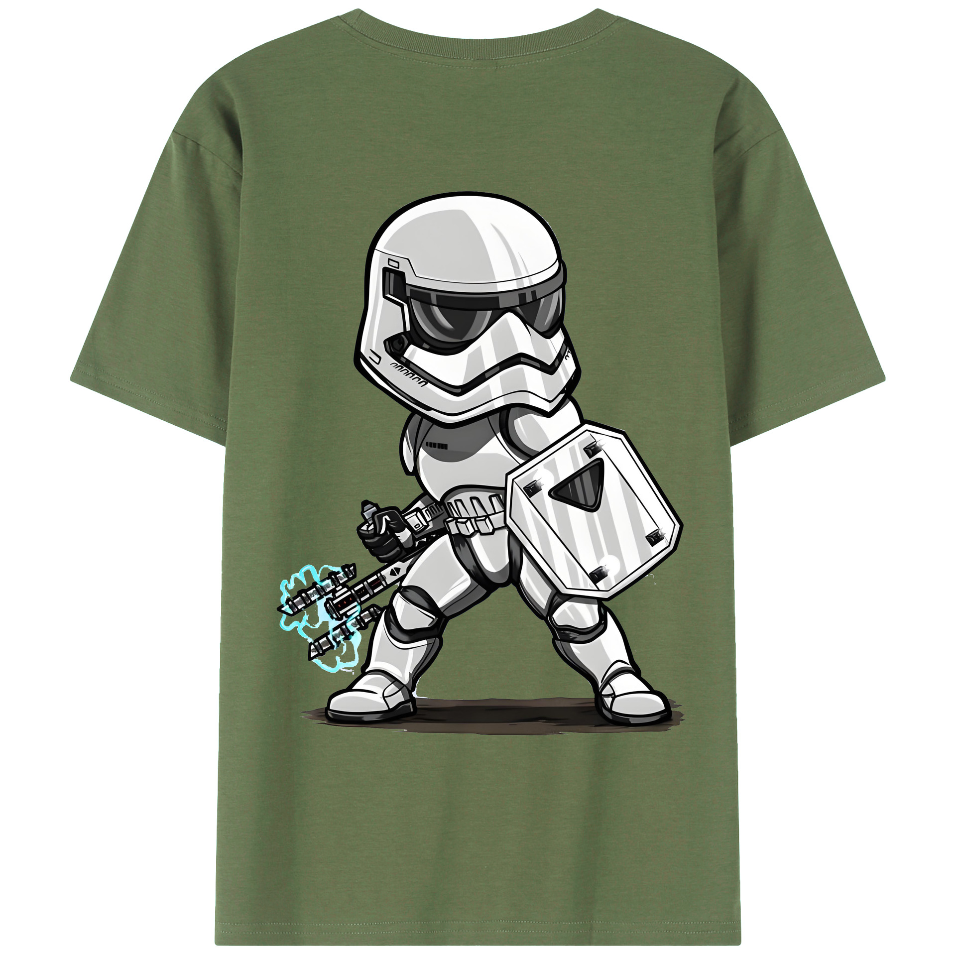 （画像用） スター・ウォーズ Star Wars 綿100％ メンズ半袖Tシャツ（バックプリント） 通気性